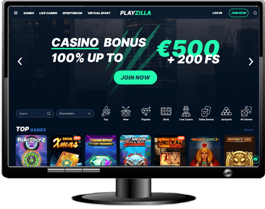 Playzilla Casino Website