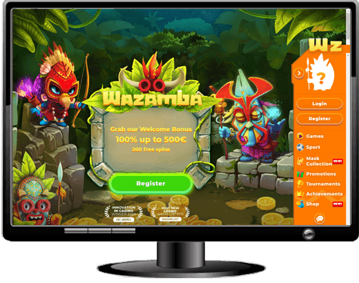 Wazamba Casino Website